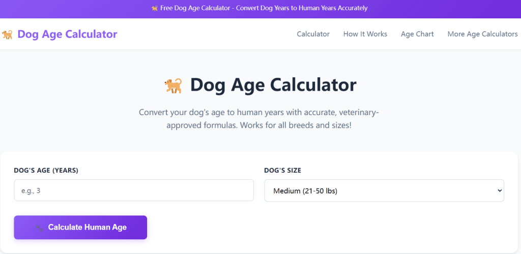 Dog Age Calculator